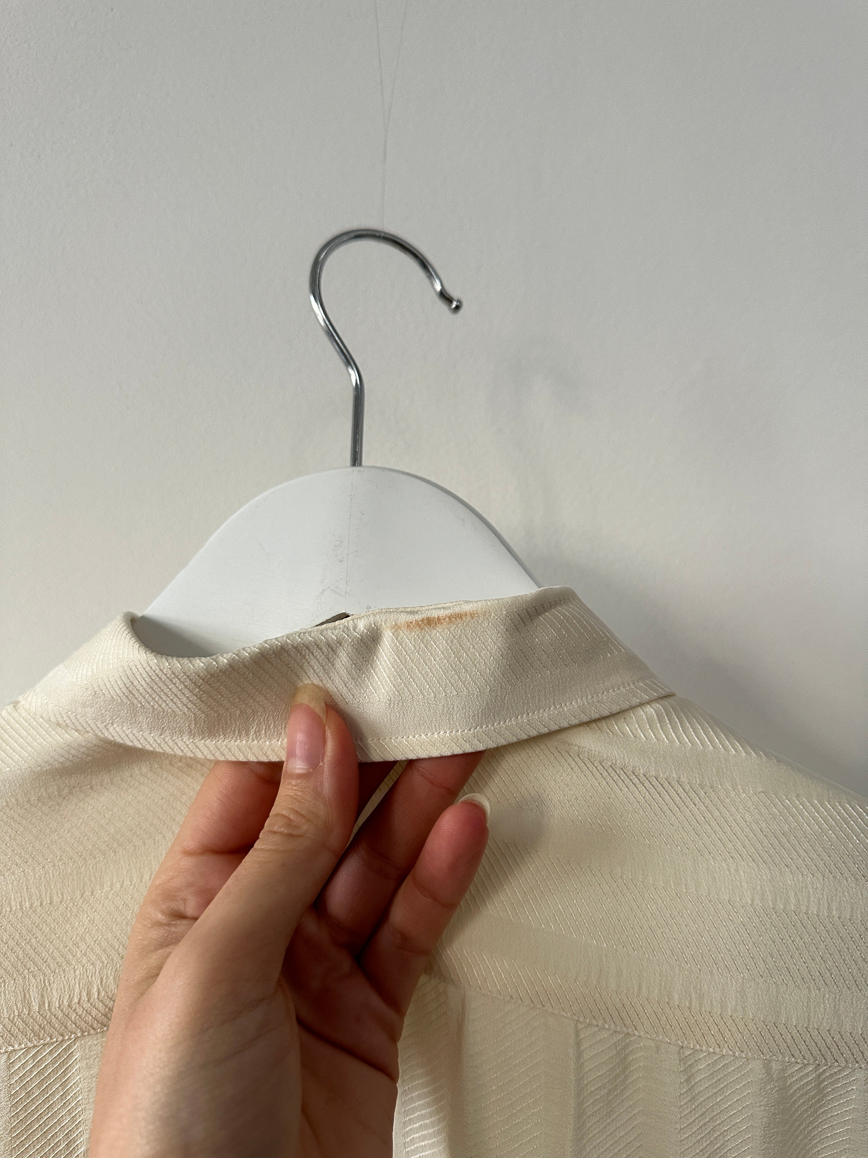 Vintage Pure Silk Polo Shirt - L/XL - SYLK