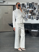 Emporio Armani 2000s Cotton Jacket Two Piece Set - M/W32 - SYLK