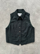 Italian Vintage Pure Wool Waistcoat - M - SYLK