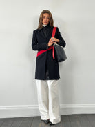 Giorgio Armani 1990s Pure Wool Single Breasted Coat - S - SYLK