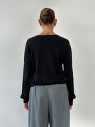 Armani Jeans Cotton Ruffle Cardigan - M - SYLK