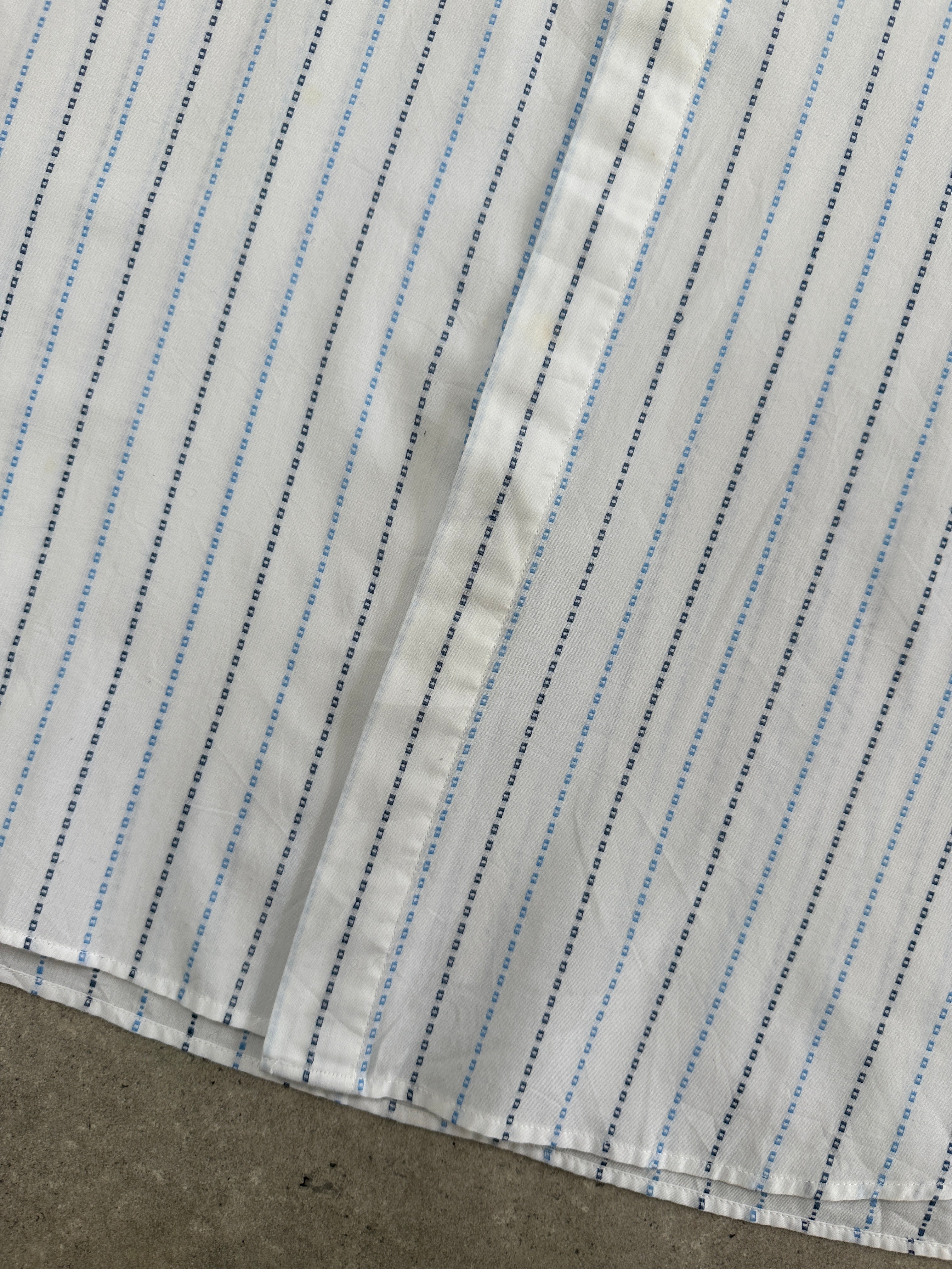 Yves Saint Laurent 2000s Cotton Check Short Sleeve Logo Shirt - L - SYLK