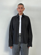 Yves Saint Laurent 00s Cotton Logo Shirt - M/L - SYLK