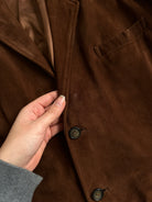 Vintage Relaxed Suede Blazer - XL - SYLK