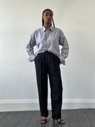 Gianni Versace 1980s Linen High Waisted Trousers - W24 - SYLK
