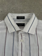 Christian Dior Monsieur Stripe Cotton Shirt - XL - SYLK