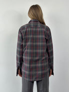 Armani Jeans Check Pure Cotton Flannel Logo Shirt - L - SYLK
