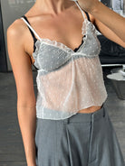 Vintage 2000s Sheer Cami Top - XS/S - SYLK