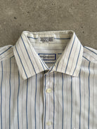Yves Saint Laurent 80s Stripe Cotton Shirt - M/L - SYLK