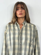 Armani Jeans Check Pure Cotton Flannel Logo Shirt - XXL - SYLK
