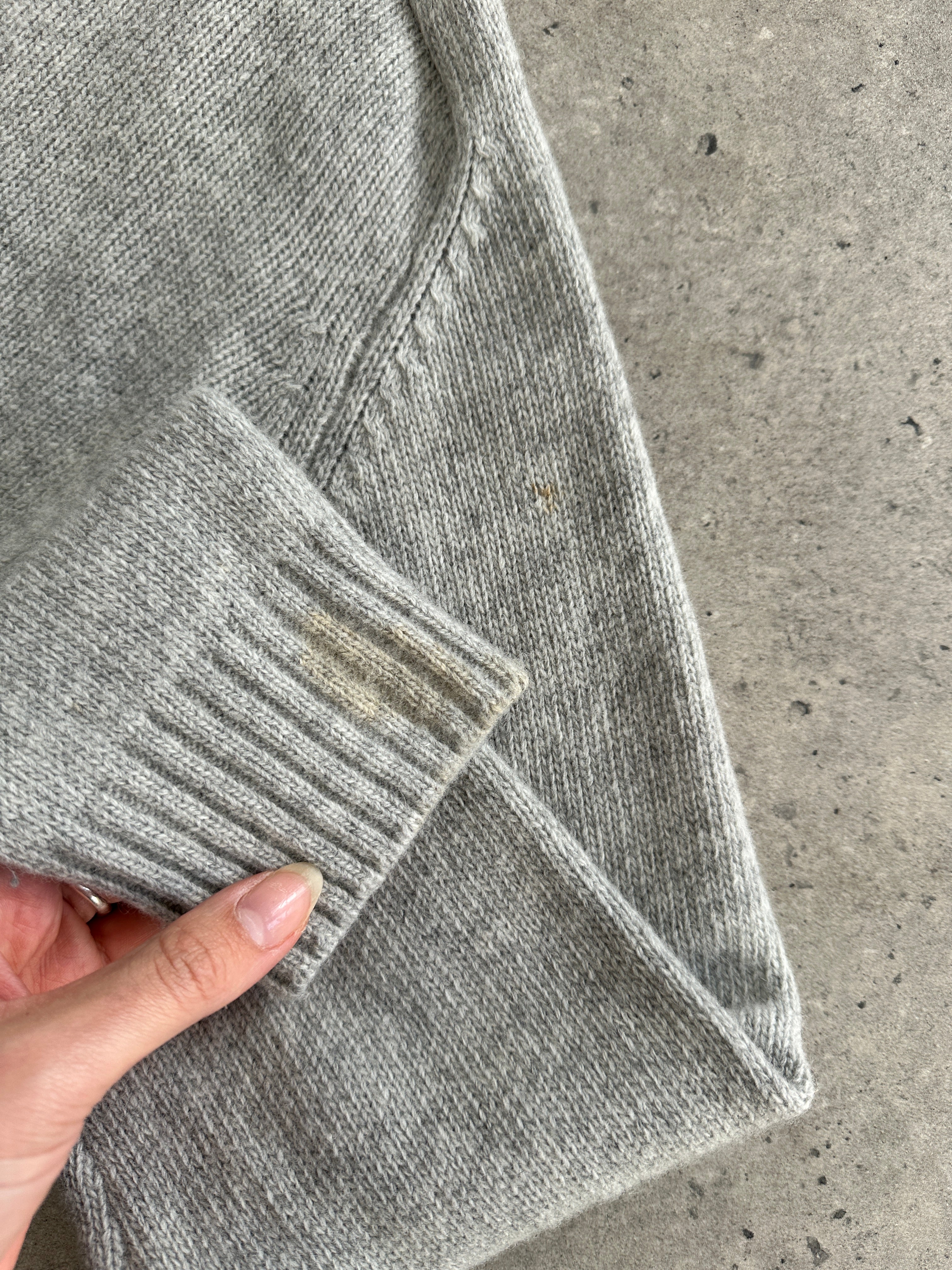 Ralph Lauren Wool V Neck Jumper - XL - SYLK