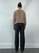 Italian Vintage Virgin Wool Knitted Cardigan - L - SYLK