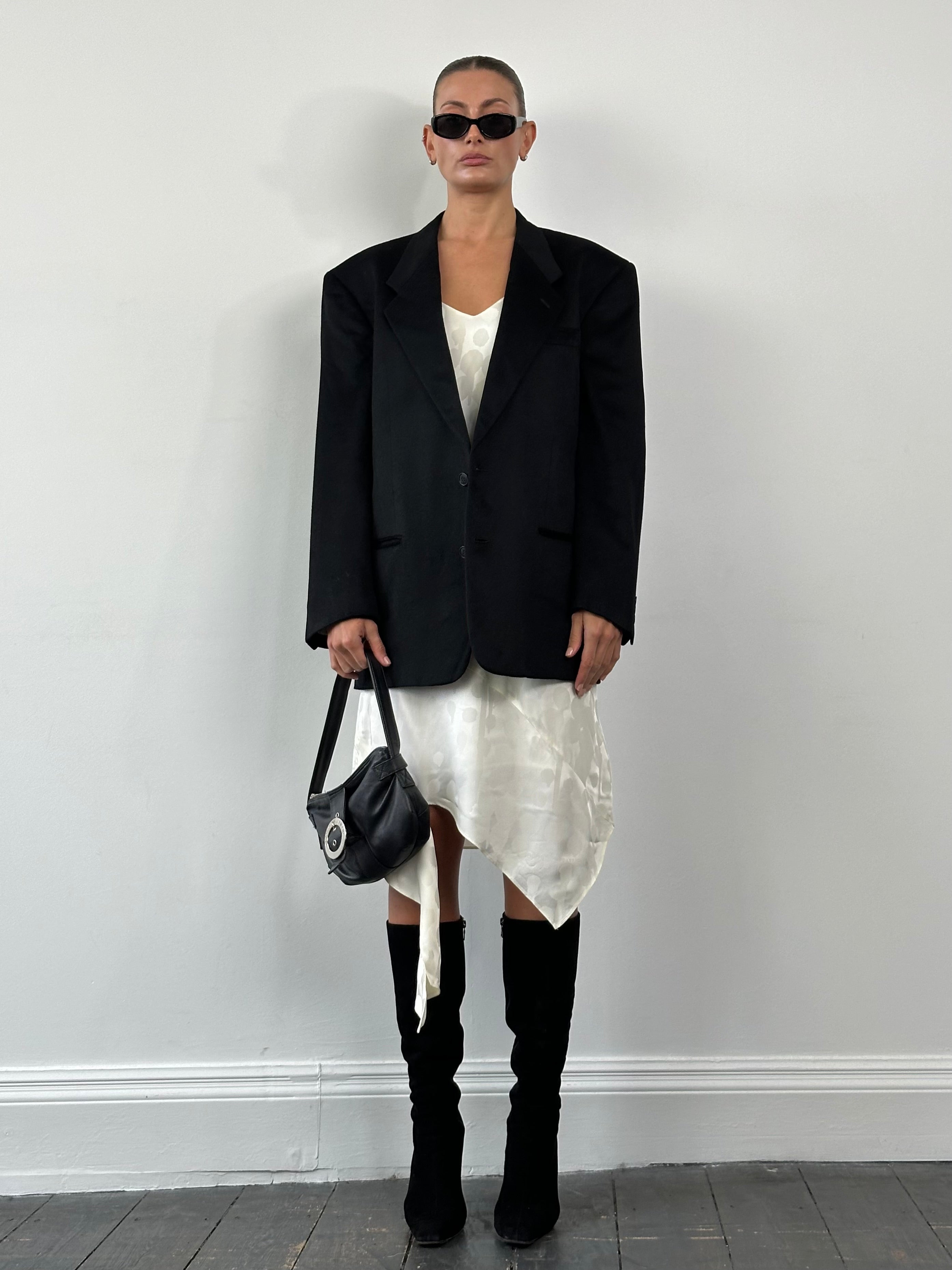 Off-White PATTERN Two Piece Cami & Shirt Dress Set - S/M - SYLK