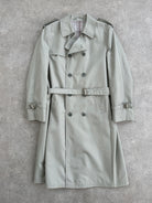 Vintage Double Breasted Belted Trench Coat - XL - SYLK