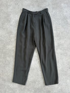 Emporio Armani High Waisted Straight Leg Trousers - W24 - SYLK
