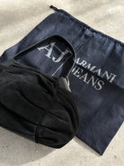 Armani Jeans Suede Ruched Shoulder Bag - SYLK