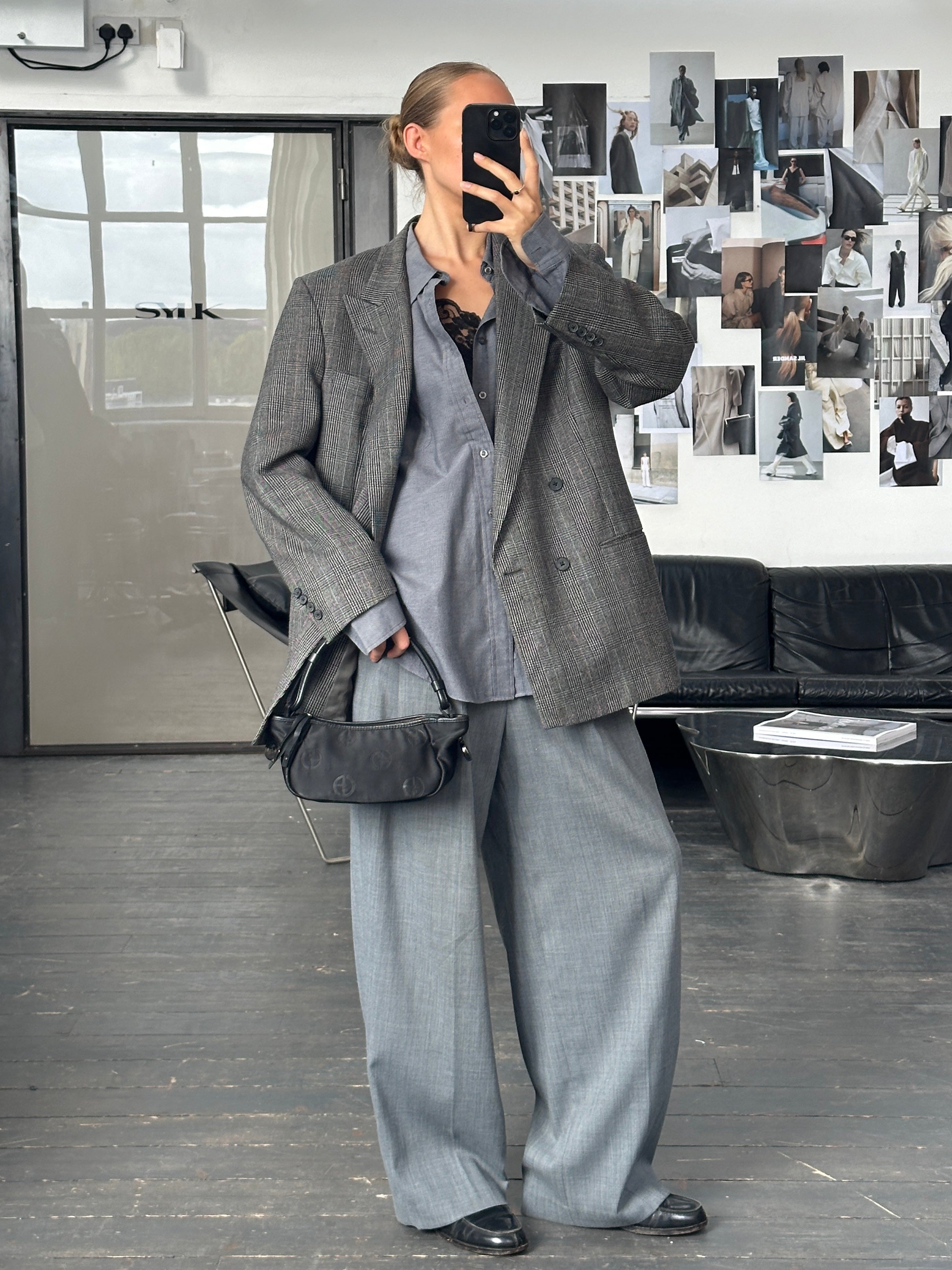 Yves Saint Laurent 1990s Cotton Logo Shirt - XL - SYLK