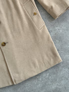 Burberry Pure Cashmere Double Faced Single Breasted Coat - L - SYLK