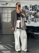 Giorgio Armani 1980s Pure Wool Check Blazer - 42R/XL - SYLK
