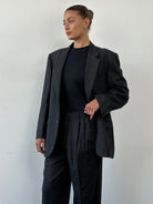Italian Vintage Brushed Pure Wool Single Breasted Suit - 40S/W30 - SYLK