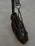 Armani Jeans Suede Ruched Shoulder Bag - SYLK