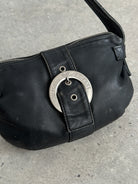 Emporio Armani 2000s Aged Leather Shoulder Bag - SYLK