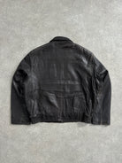 London Fog 1990s Distressed Leather Jacket - L - SYLK