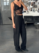 Vintage 2010s Lace Bralette Top - L - SYLK