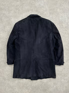 Gianni Versace 1990s Suede Double Breasted Jacket - XL - SYLK