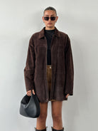 Balmain Mid Length Suede Jacket - XL - SYLK