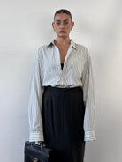 Christian Dior Chemises Stripe Pure Cotton Shirt - XL - SYLK