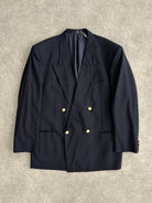 Valentino Pure Wool Double Breasted Blazer - 42R/XL - SYLK