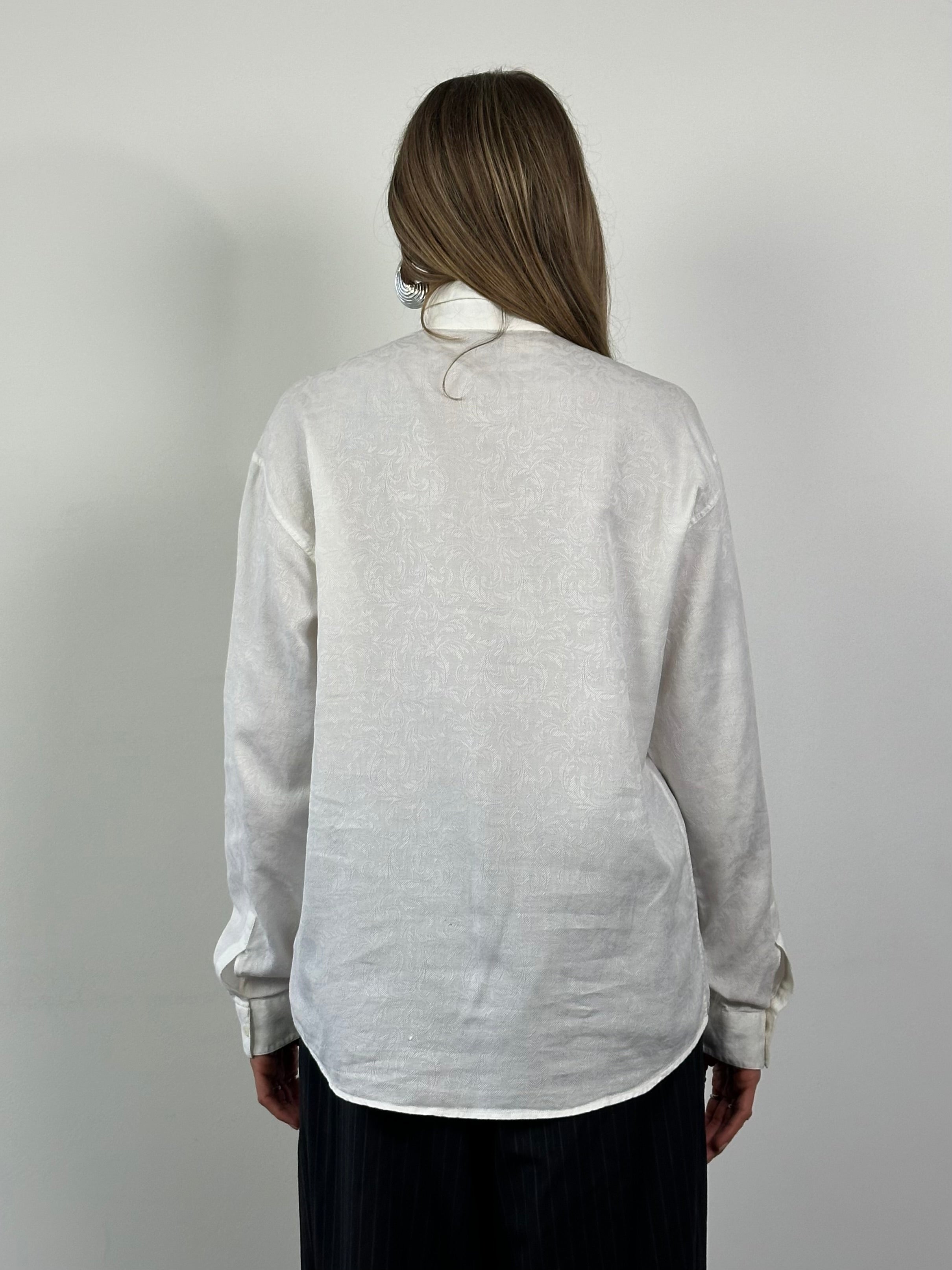 Gianni Versace Cotton Paisley Shirt - L - SYLK
