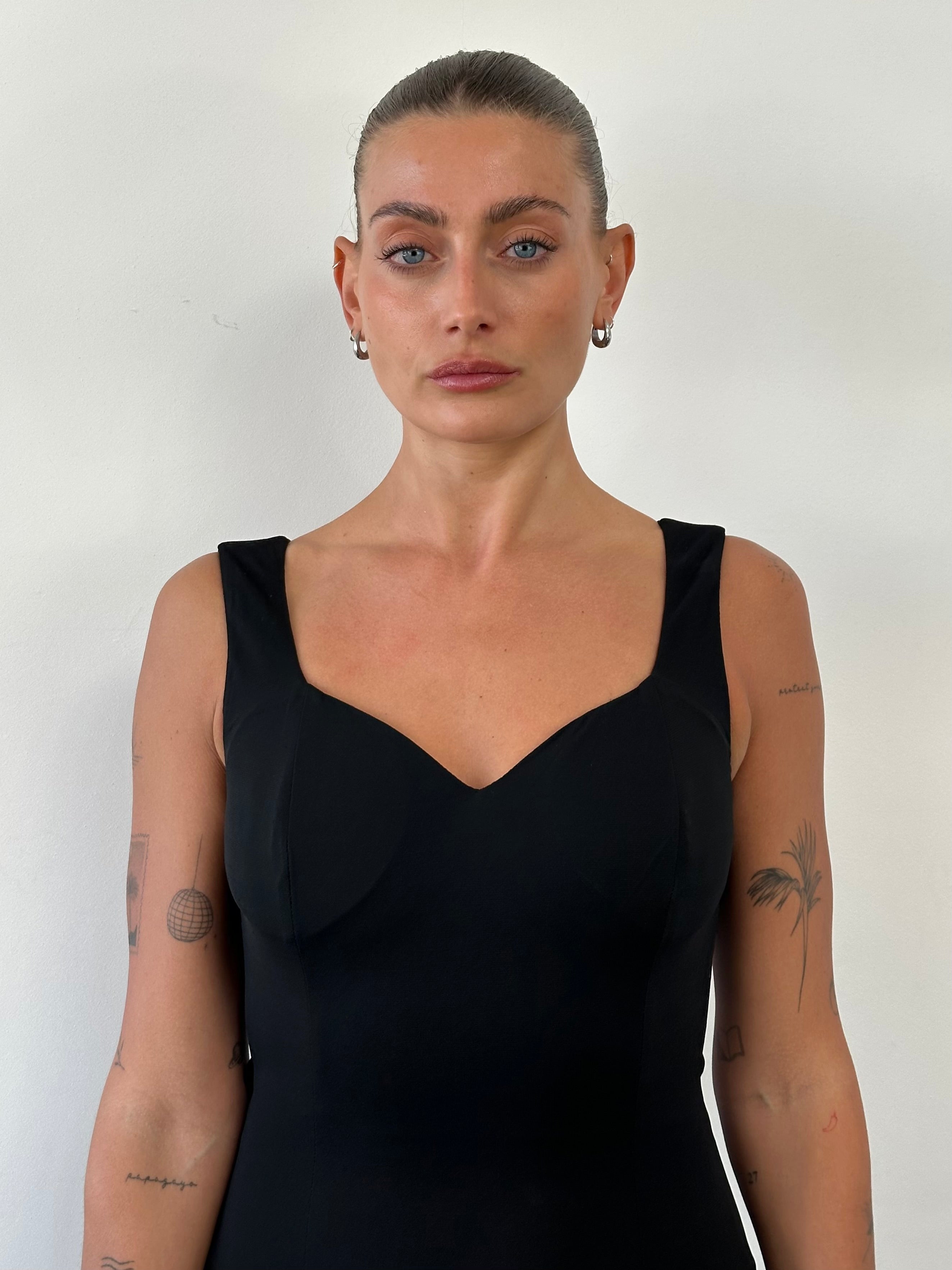 Italian Vintage Cut Out Maxi Dress - S - SYLK