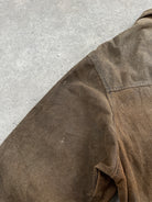 Vintage 1980s Boxy Leather Jacket - XL - SYLK