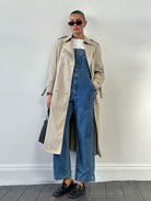 London Fog 80s Double Breasted Trench Coat - M - SYLK