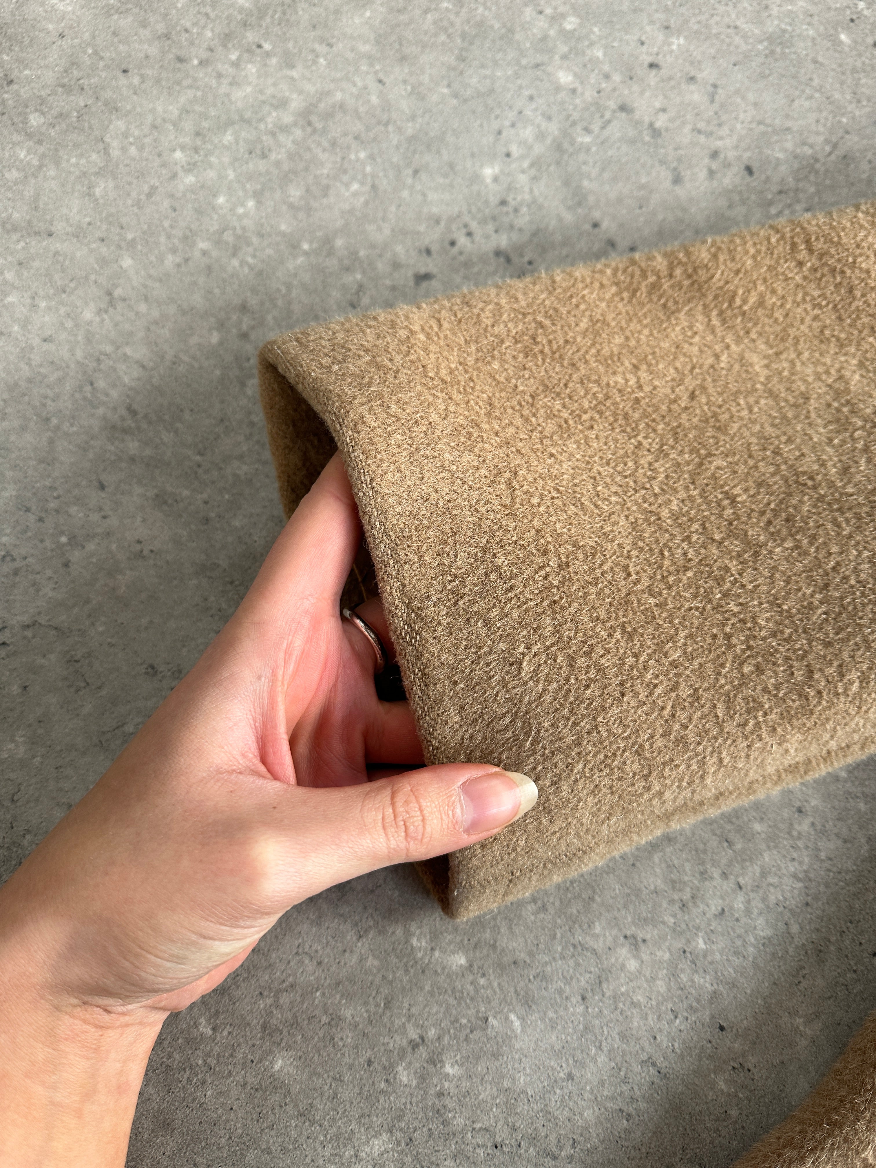 Christian Dior Fuzzy Wool Camel Hair Single Breasted Coat - XL/XXL - SYLK