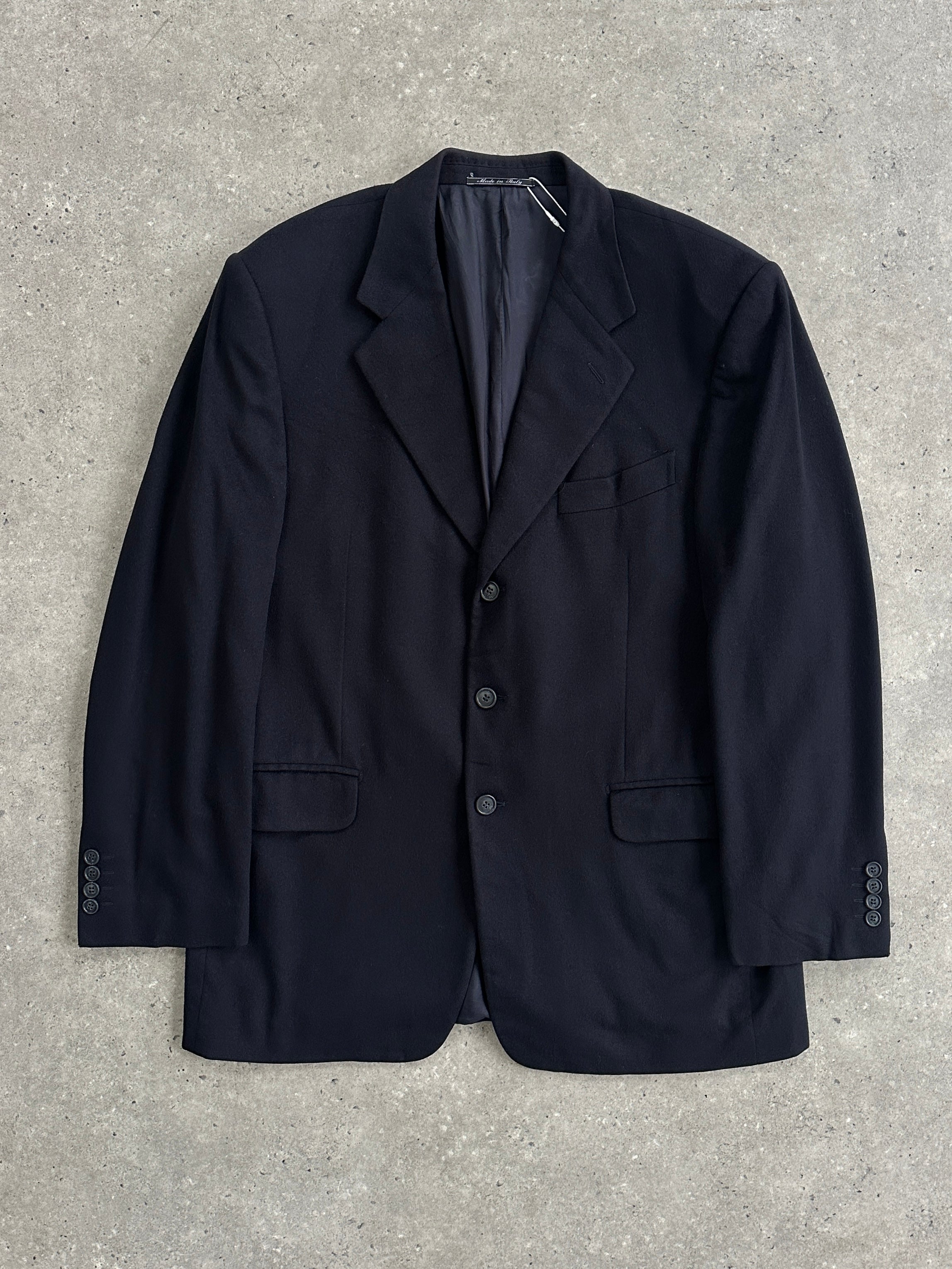Italian Vintage Pure Cashmere Single Breasted Blazer - 42R/XL - SYLK