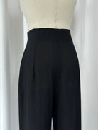 Max Mara 1990s Wool High Waisted Straight Leg Trousers - W24 - SYLK