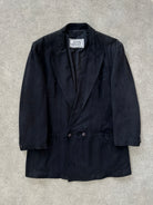 Gianni Versace 1990s Suede Double Breasted Jacket - XL - SYLK