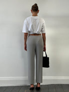 Armani Collezioni Relaxed High Waisted Silk Trousers - W28 - SYLK
