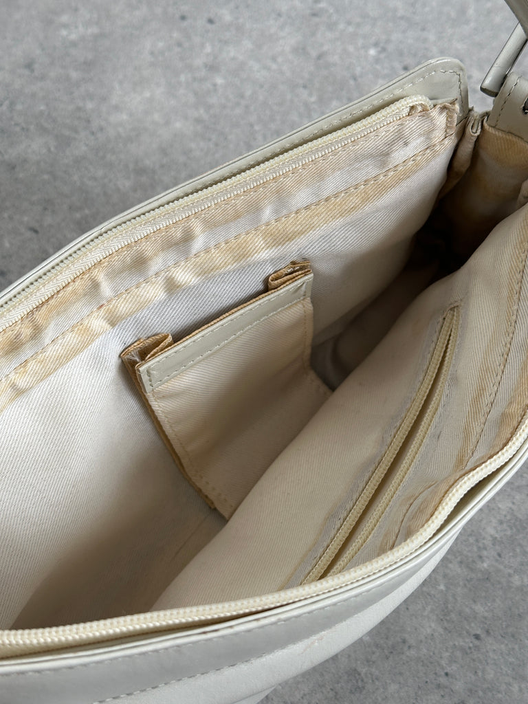 Vintage Faux Leather A-line Shoulder Bag - SYLK