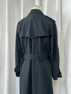 London Fog 1980s Double Breasted Cotton Trench Coat - S - SYLK