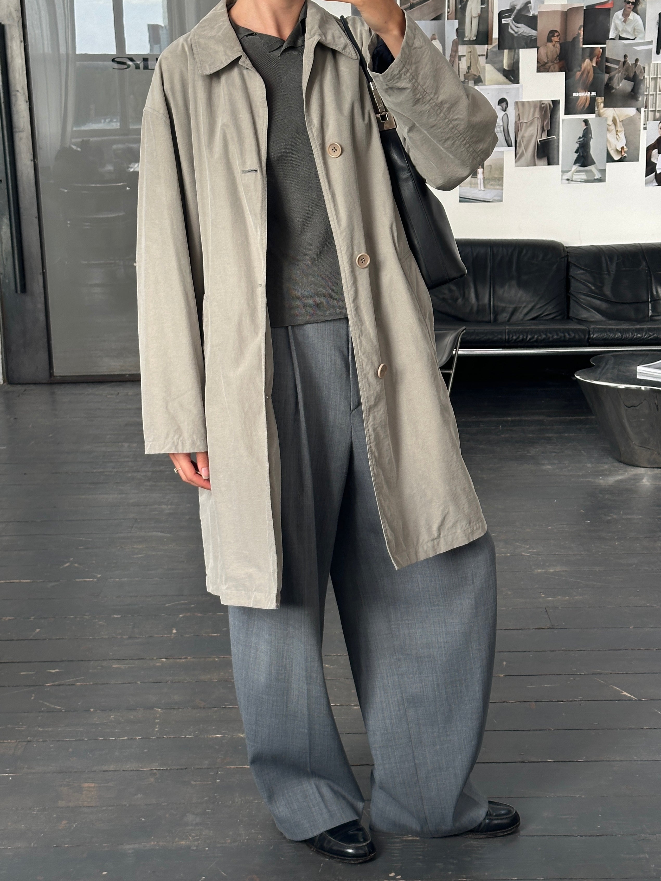 Hugo Boss 2000s Single Breasted Trench Coat - L/XL - SYLK