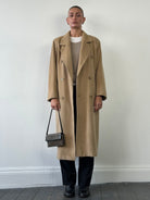 Max Mara Wool Camel Hair Double Breasted Coat - M/L - SYLK