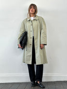 Yves Saint Laurent Concealed Placket Trench Coat - XXL - SYLK