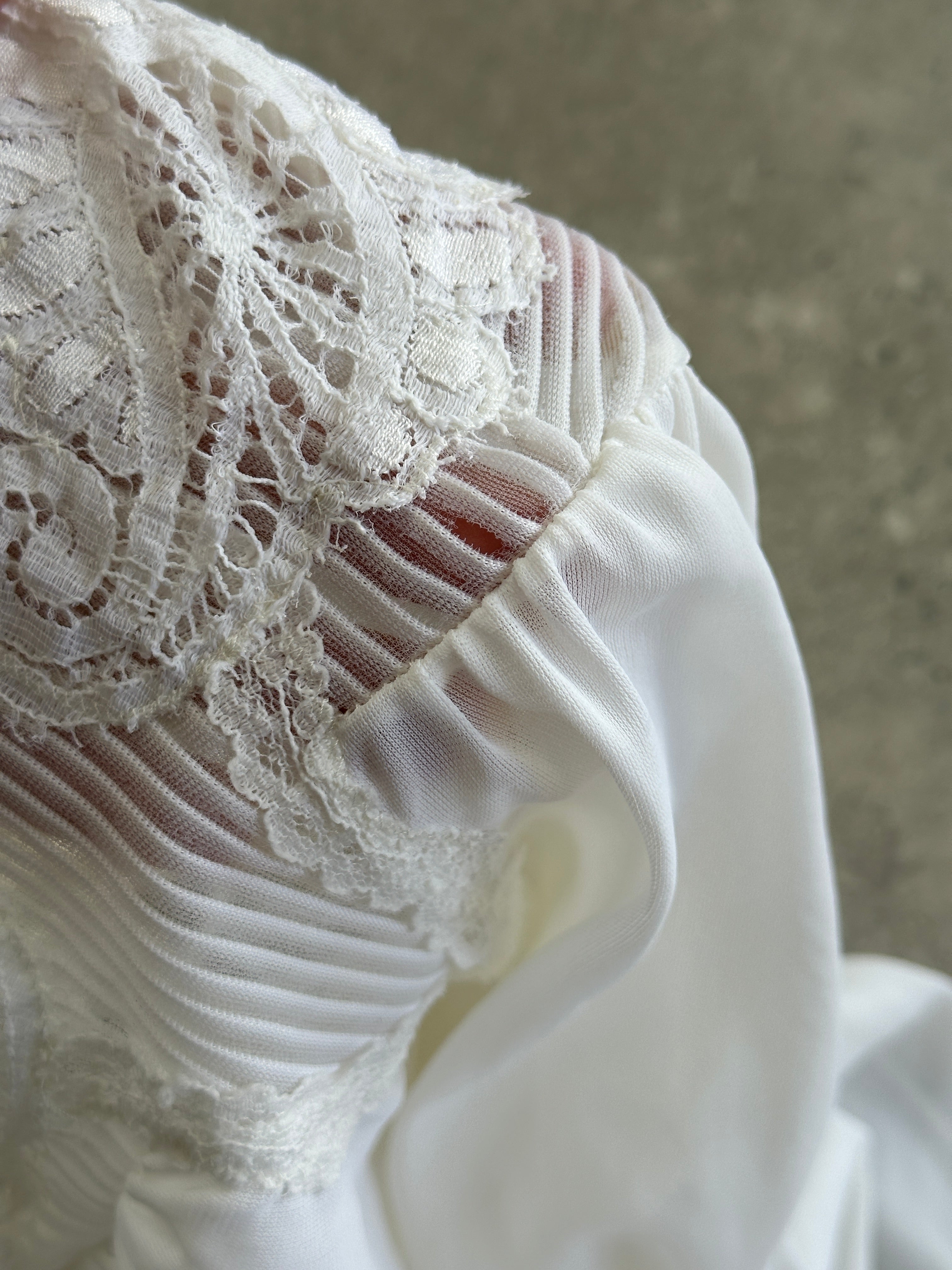 Vintage Sheer Maxi Slip Dress - S/M - SYLK