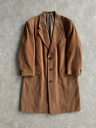 Giorgio Armani Wool Cashmere Single Breasted Coat - XL - SYLK