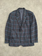 Christian Dior Monsieur 1990s Brushed Wool Houndstooth Blazer - 42R/XL - SYLK