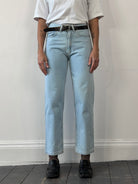 Armani Jeans Light Wash Tapered Leg Denim Jeans - W26 - SYLK